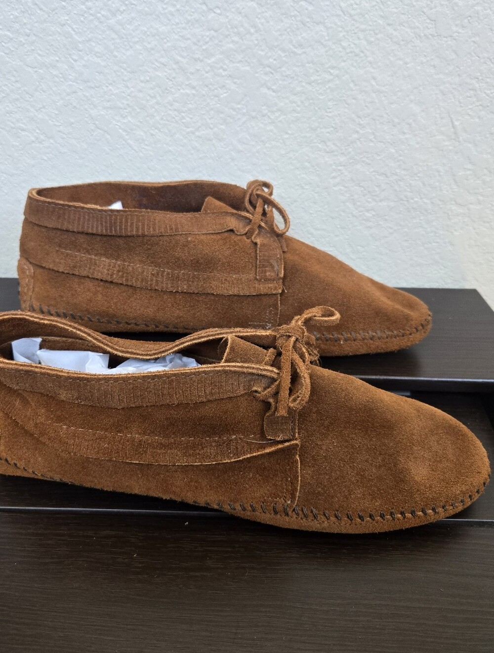 Minnetonka suede moccasins 8.5